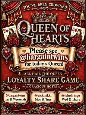 PLS GO 2
 NEW GAME 
👈NEXT DOOR

@BARGAINTWINS 
HAS WKEND 
QUEENS
